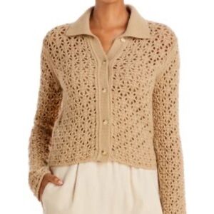 Vince crochet cardigan XS